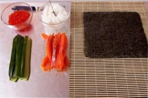 How to make sushi rolls - Basic sushi recipe 134