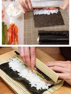 How to make sushi rolls - Basic sushi recipe 137