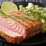 Easy-to-make Grilled Tuna Steak with Avocado Cucumber Salad 2