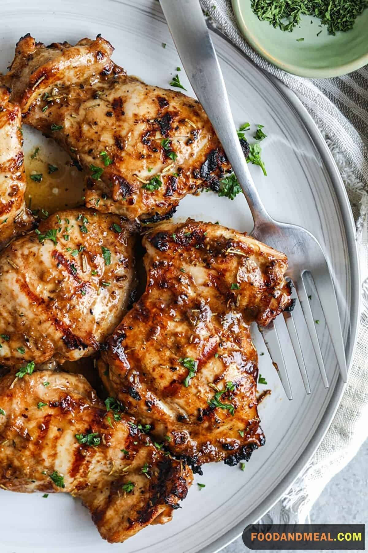 Grilled Rosemary Chicken Thighs