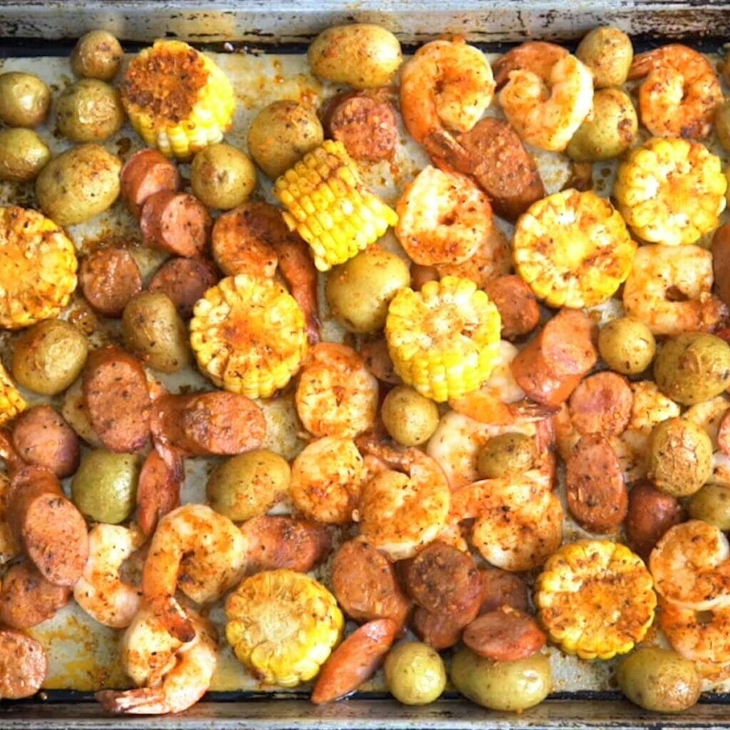 Create Cherished Memories With Every Bite Of Lemon Butter Sheet Pan Shrimp.