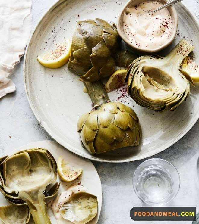 Veal With Leeks And Artichokes