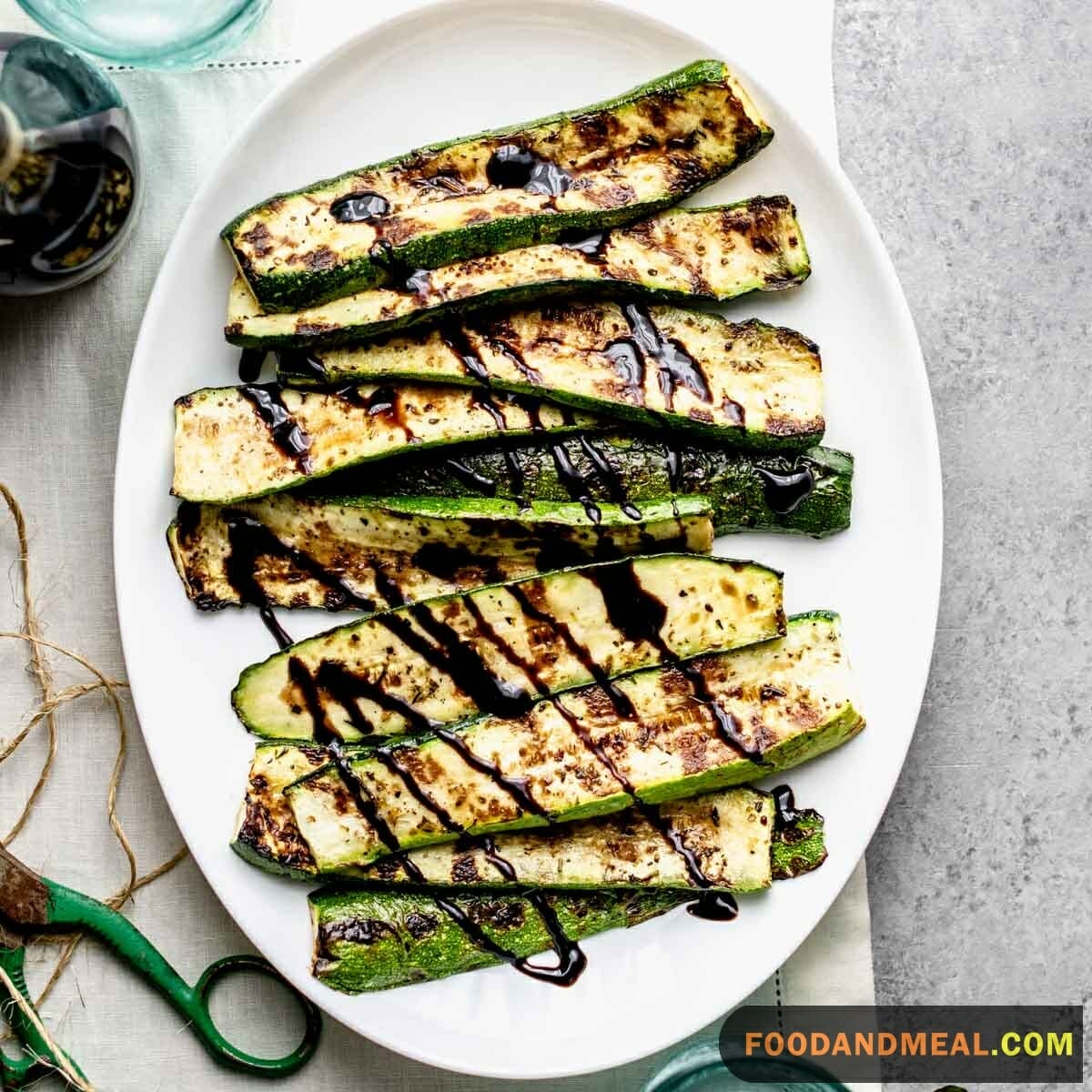 Grilled zucchini