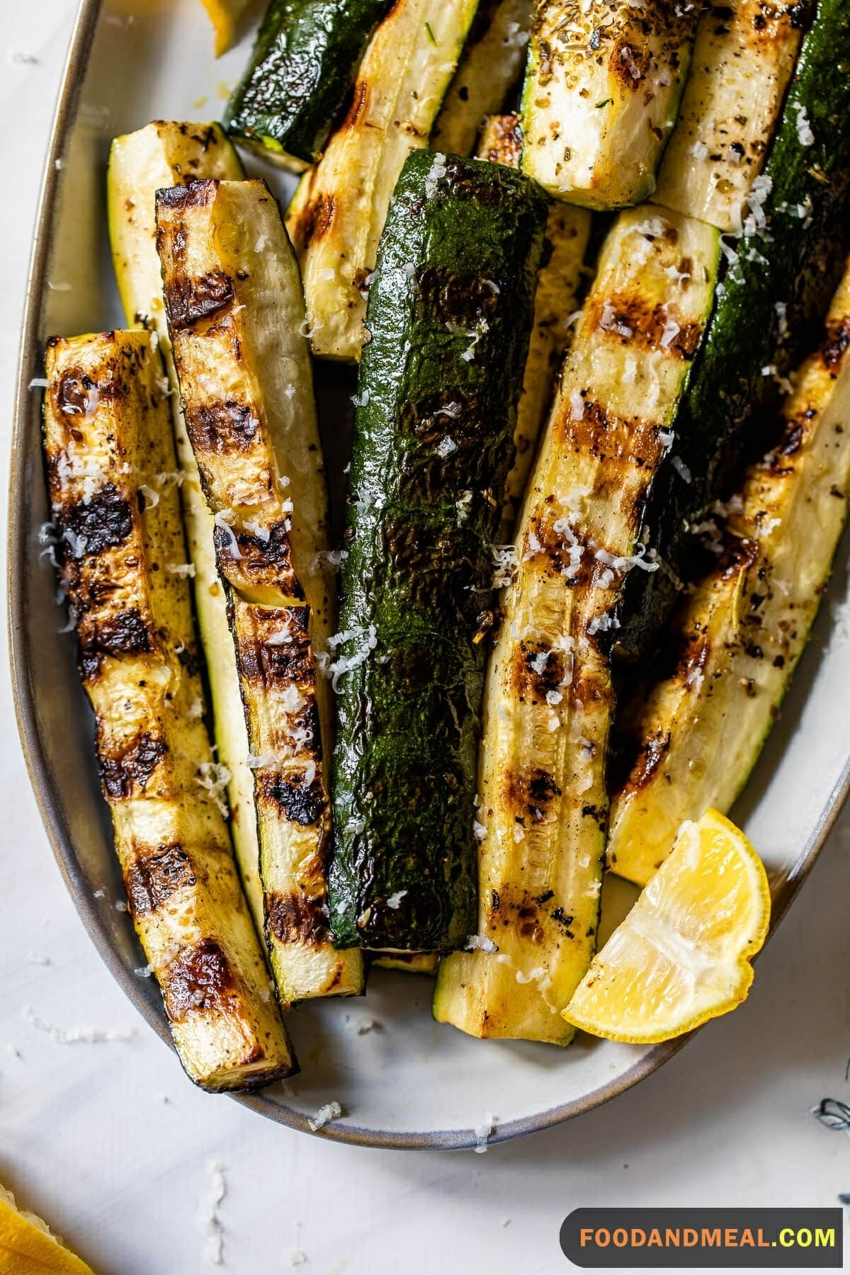 Grilled zucchini