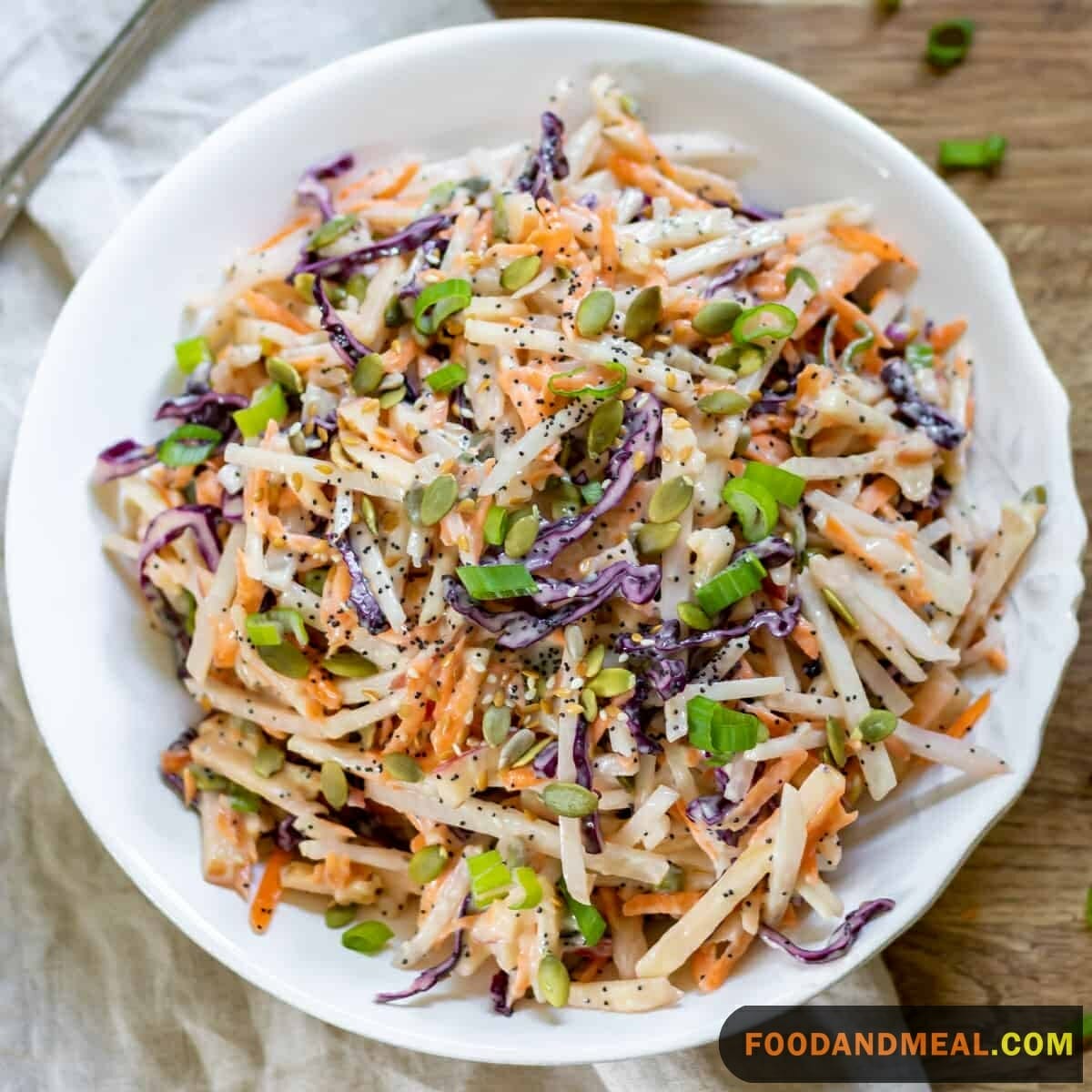 Kohlrabi Salad.