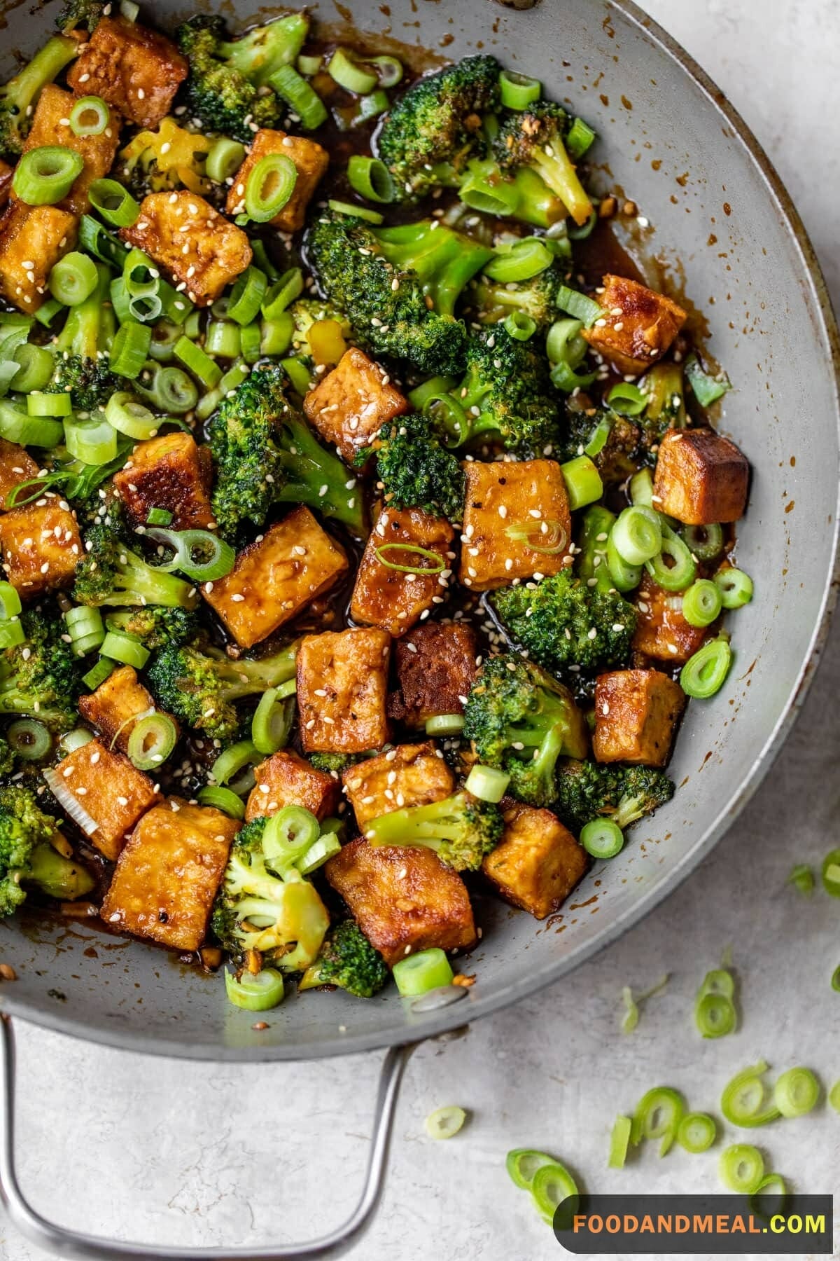  Tofu and Broccoli Teriyaki 
