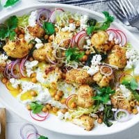 Easy To Make Roasted Cauliflower Salad With Pine Nuts And Raisins 1