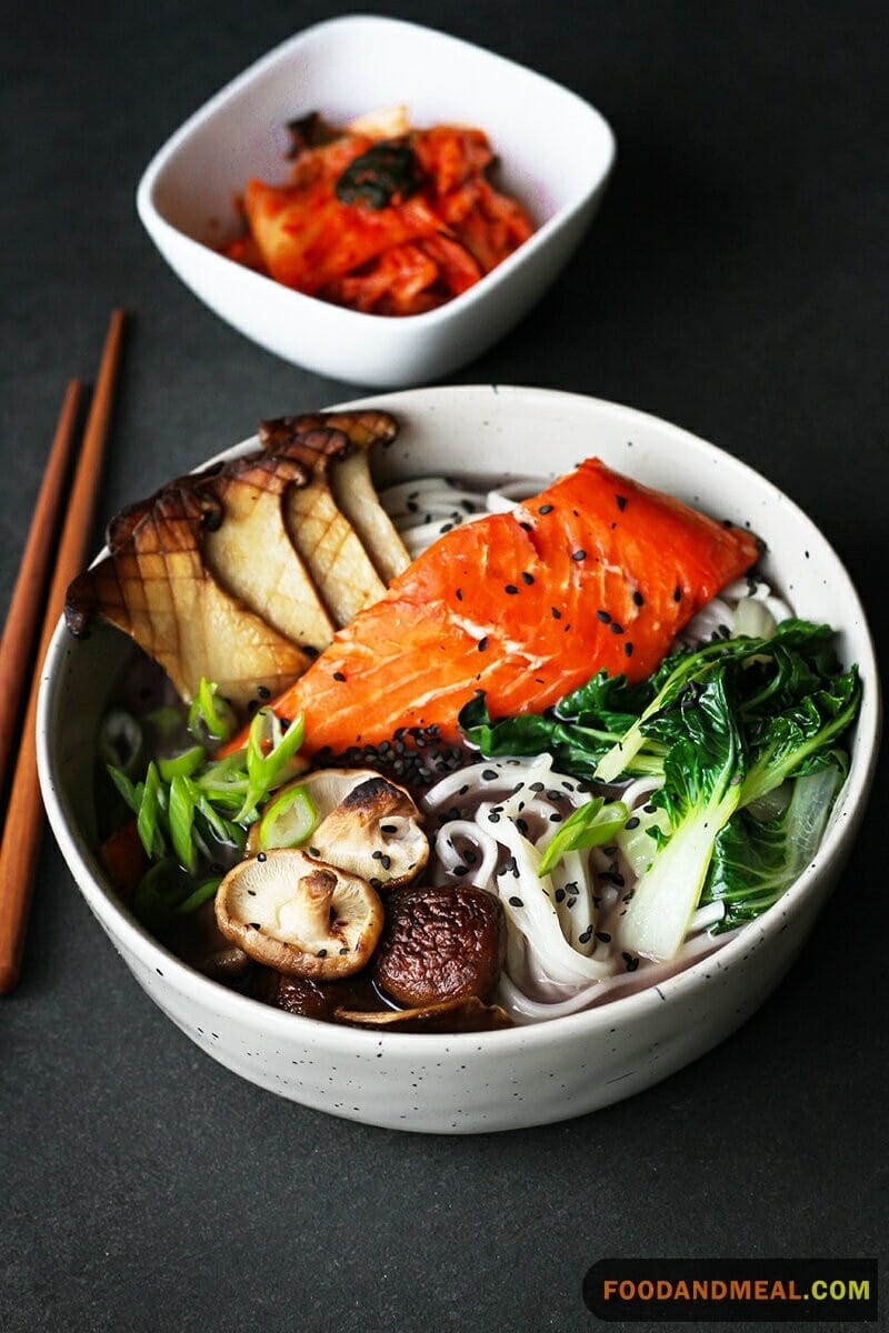 Smoked Salmon Miso Ramen 