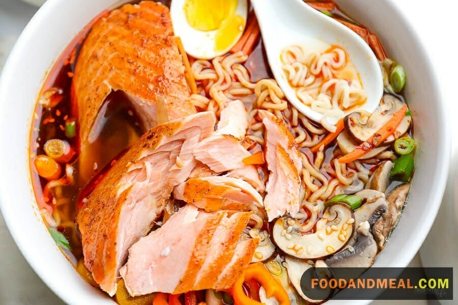 Smoked Salmon Miso Ramen