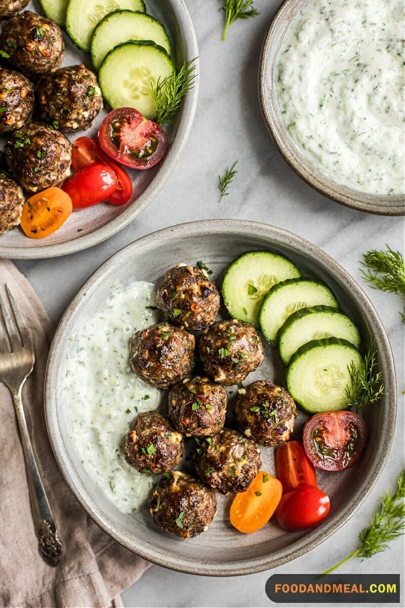 Beef And Lamb Meatballs 