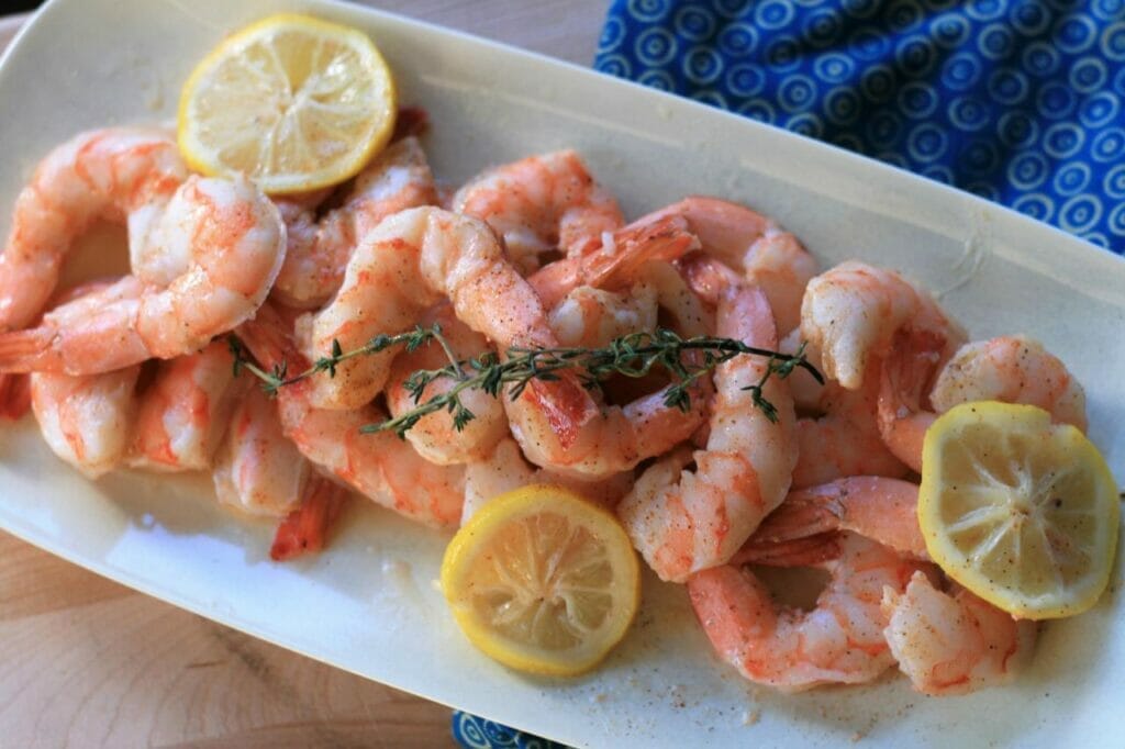 Lemon Butter Sheet Pan Shrimp recipe for babies 6-8 months old Experience the joy of shared exploration as your baby discovers the world of tastes.