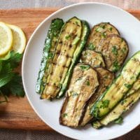 How To Make Grilled Zucchini And Eggplant With Cilantro Vinaigrette 1