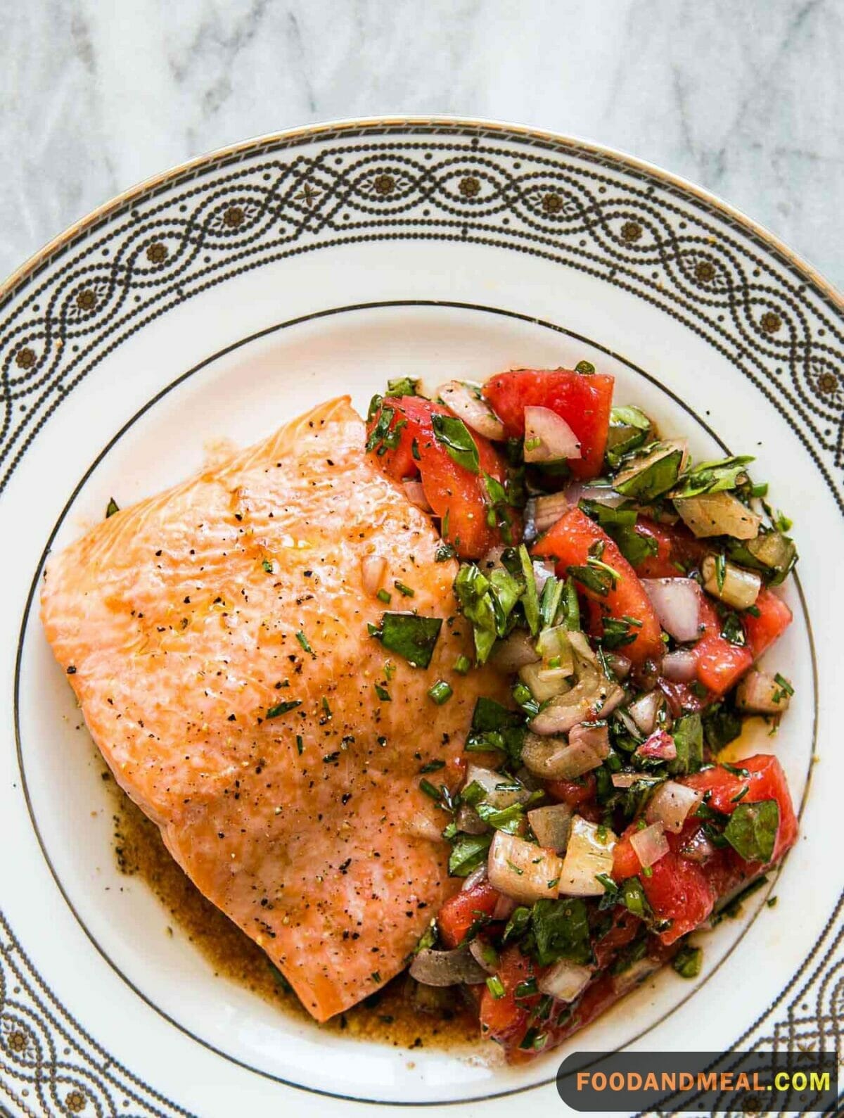  Salmon Provencal