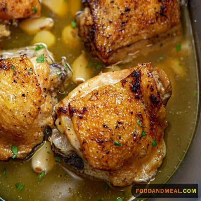 Chicken with 40 Cloves of Garlic