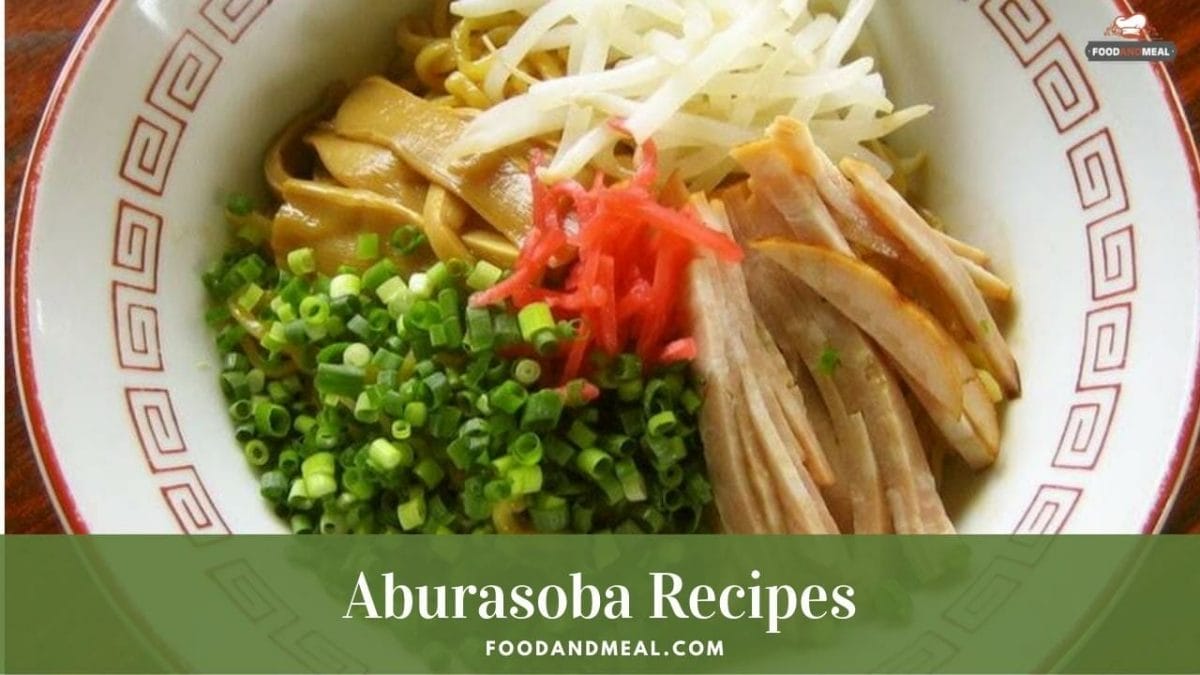 Easy-To-Make Aburasoba - Ramen Noodles With Oil Sauce