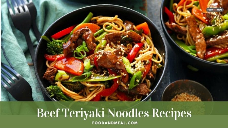 Secret recipe to mak Japanese Beef Teriyaki Noodles 1