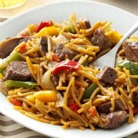 Beef Teriyaki Noodles Recipe - A Chef'S Creation 1