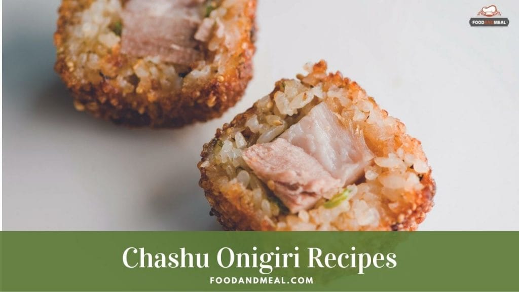 How To Make Chashu Onigiri - Pork Belly Rice Ball