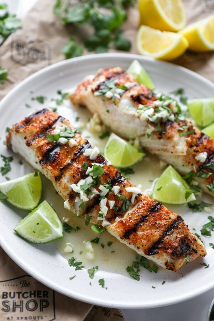 Grilled Halibut with Cilantro and Lime - Best recipe to cook