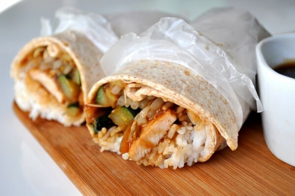 Quickest method to process Grilled Teriyaki Chicken Wraps