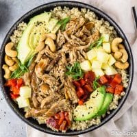 Japanese-Style Quinoa Bowls With Teriyaki Chicken Recipe 1