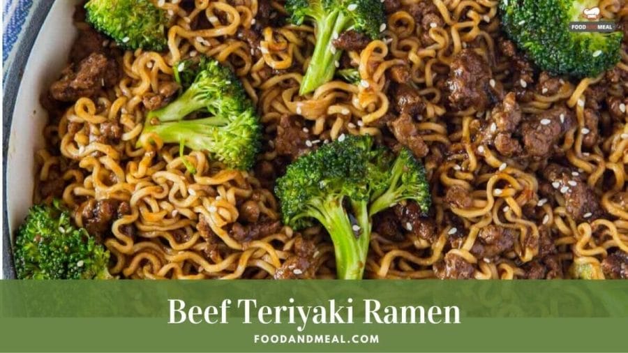 Easy-to-cook Japanese Beef Teriyaki Ramen Stir Fry