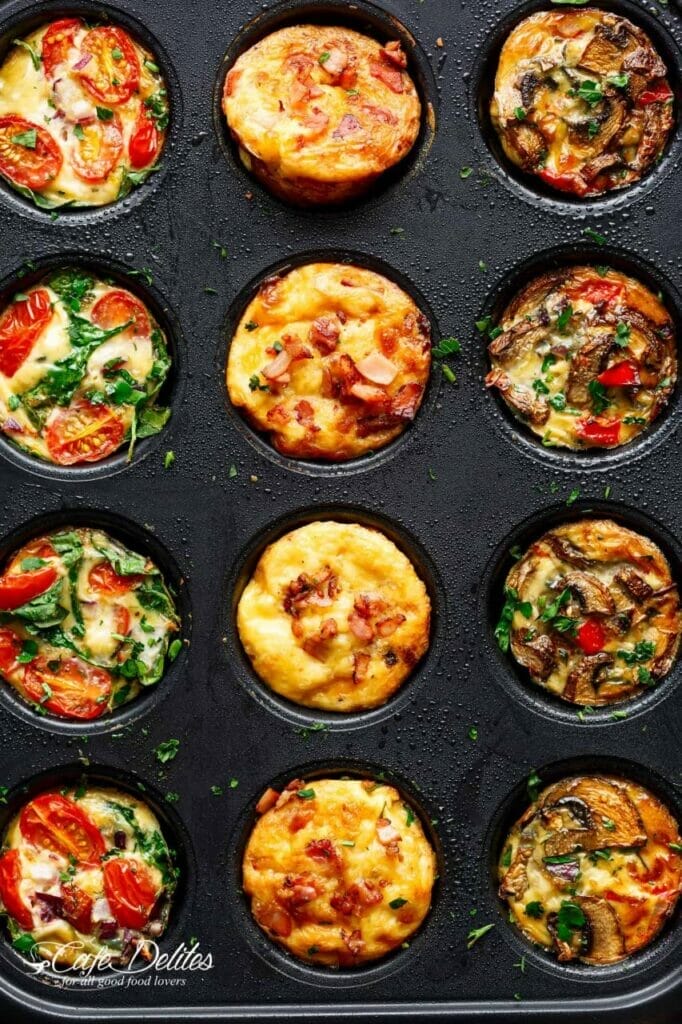 Quick Mini Egg Muffins for 6 to 8 months old