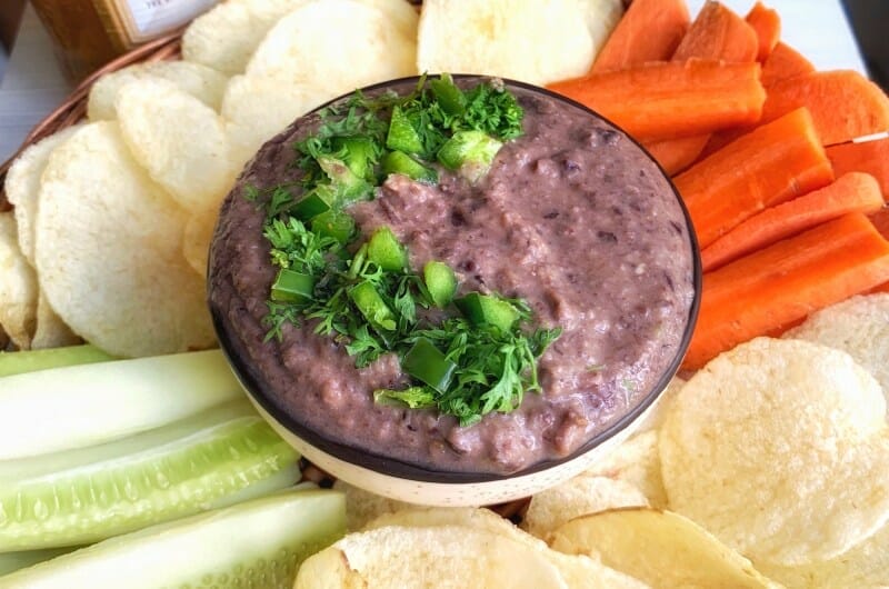 Black Bean Hummus - A perfect baby led weaning recipe
