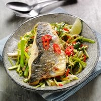 Easy To Cook Genius Sea Bass With Leeks And Herb 1