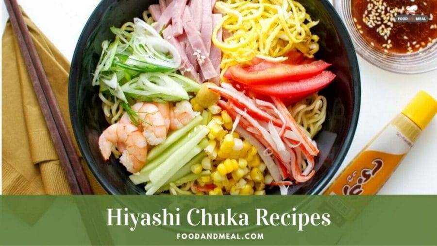 How to make Hiyashi Chuka - Japanese Cold Ramen