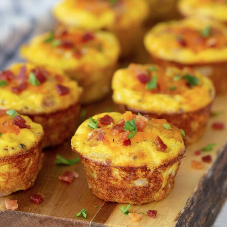 Quick Mini Egg Muffins for 6 to 8 months old