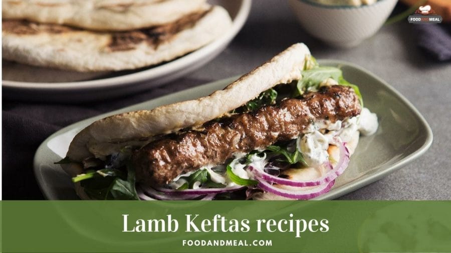 Method to make Lamb Keftas - 3 easy steps