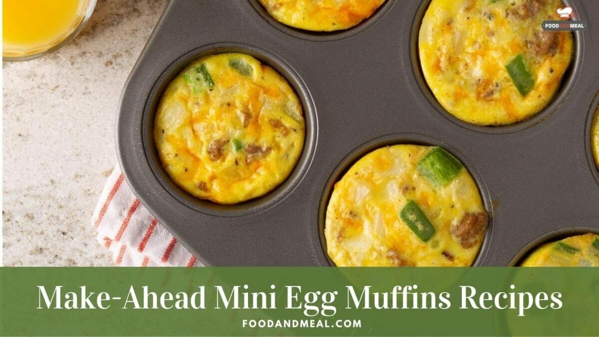 Quick Mini Egg Muffins for 6 to 8 months old