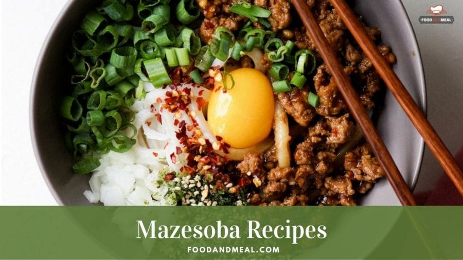 How to make Japanese Mazesoba in the easiest way