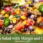 Simple Way To Cook Quinoa Salad With Mango And Cilantro