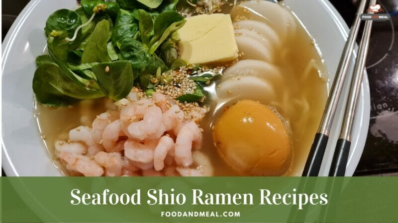 Basic Way To Cook Japanese Seafood Shio Ramen
