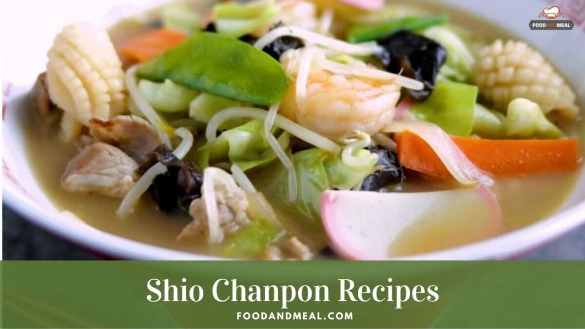 Reveal The &Quot;Original&Quot;  Shio Chanpon Recipes