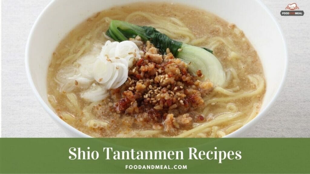 Delicious Japanese Shio Tantanmen: A Spicy Ramen Sensation 1