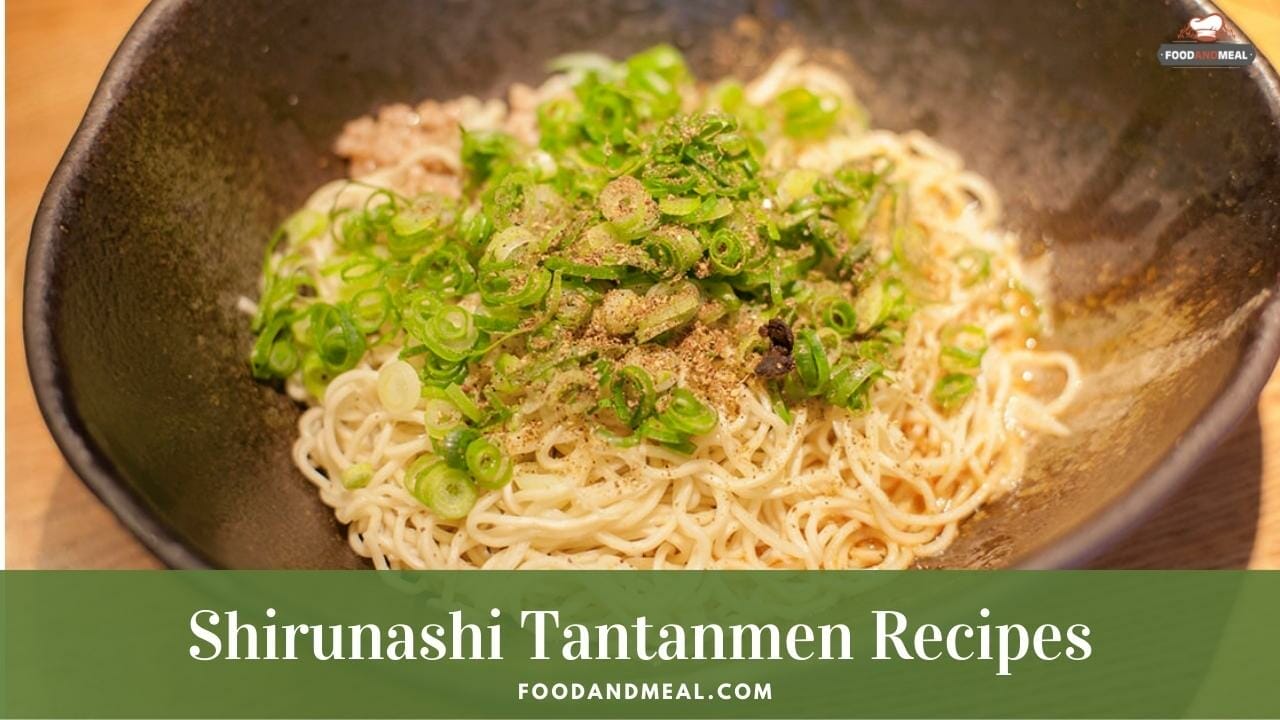 Quickest method to process Japanese Shirunashi Tantanmen