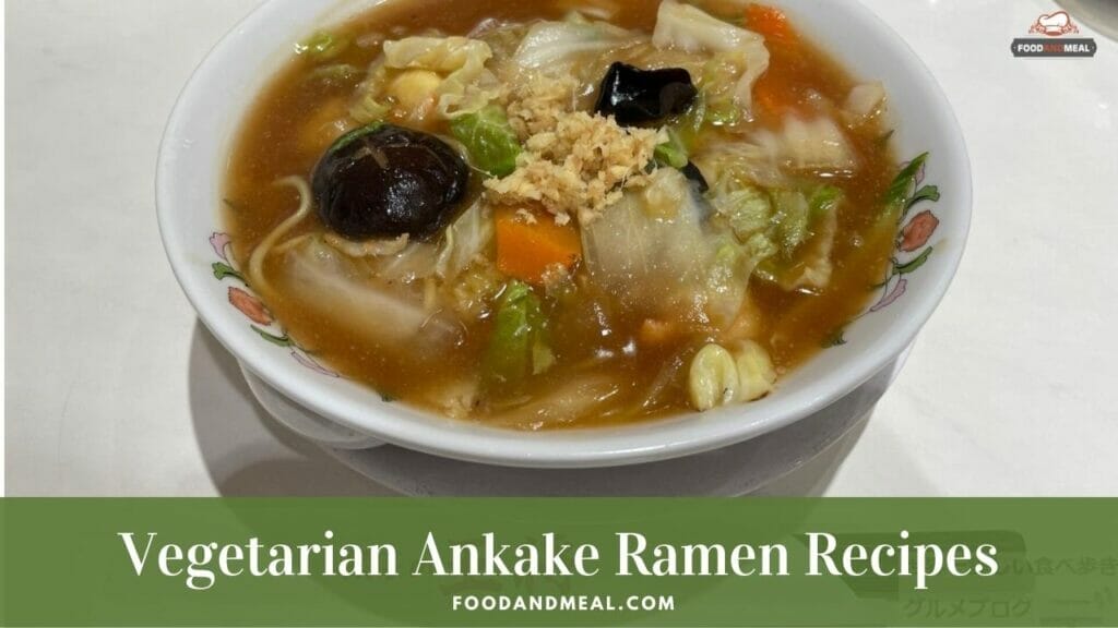 Simple Cooking Process Of Japanese Vegetarian Ankake Ramen 2 Simple Cooking Process Of Japanese Vegetarian Ankake Ramen