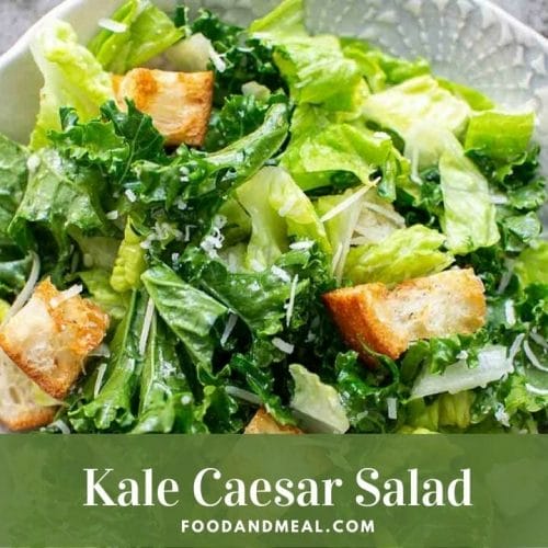 Yummy Kale Caesar Salad recipe to renew your meal