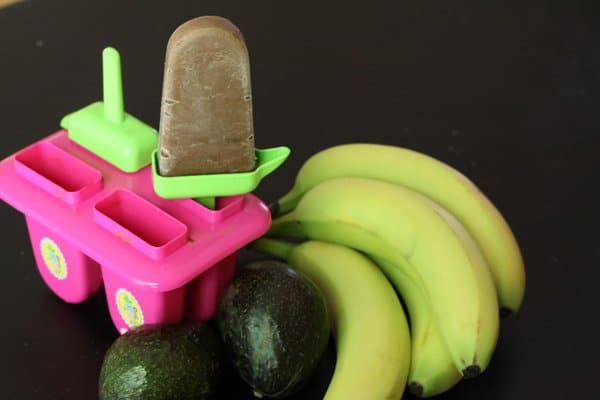 Homemade Banana-Avocado Teething Ice Pops recipe for babies