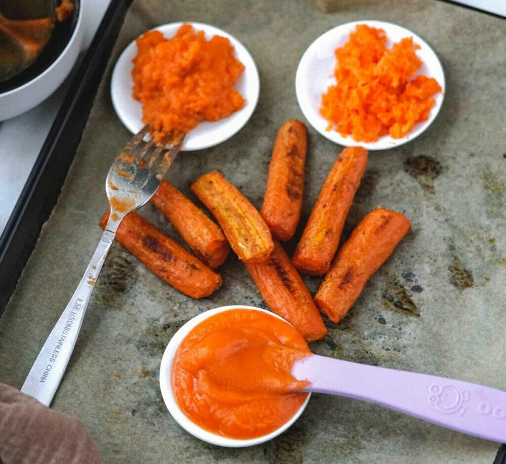 Paired With Mashed Peas, A Plate Full Of Color And Nutrition.