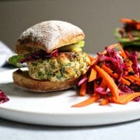 Easy To Cook Salmon Burgers With Cabbage Slaw And Remoulade 1