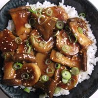 Easy To Cook Teriyaki Mushroom And Fried Rice Bowls At Home 1