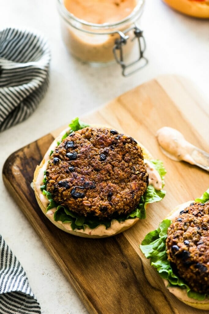 Black Bean Burgers - 6 to 8 month baby food recipe