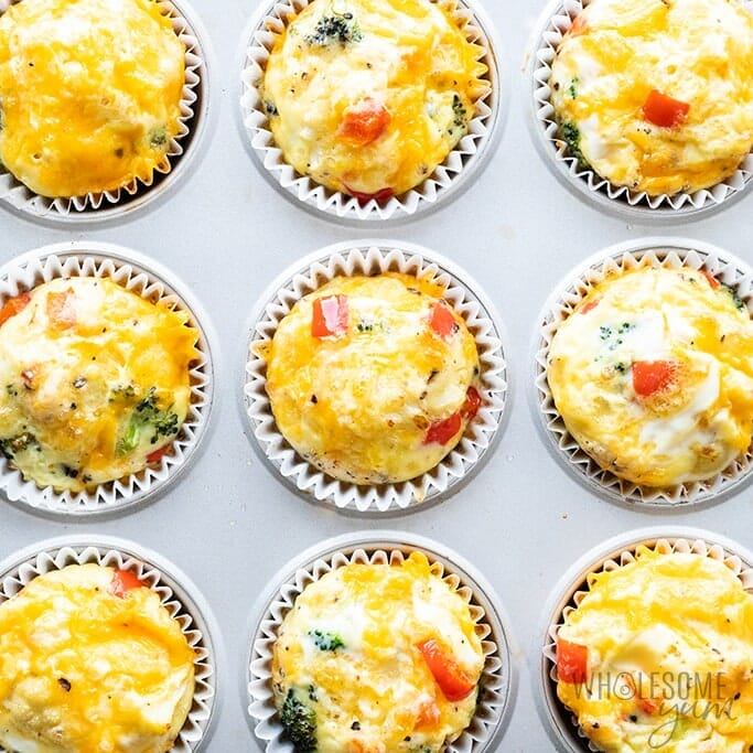 Quick Mini Egg Muffins for 6 to 8 months old