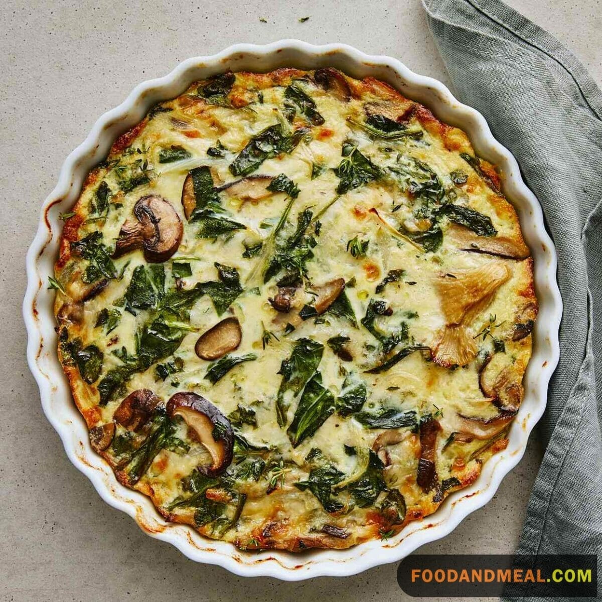 Spinach Quiche