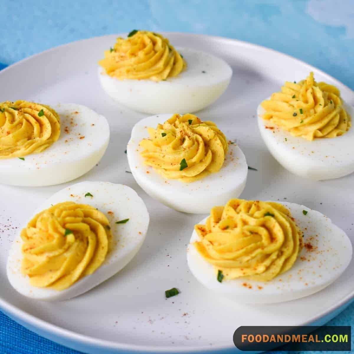 Turmeric Deviled Eggs