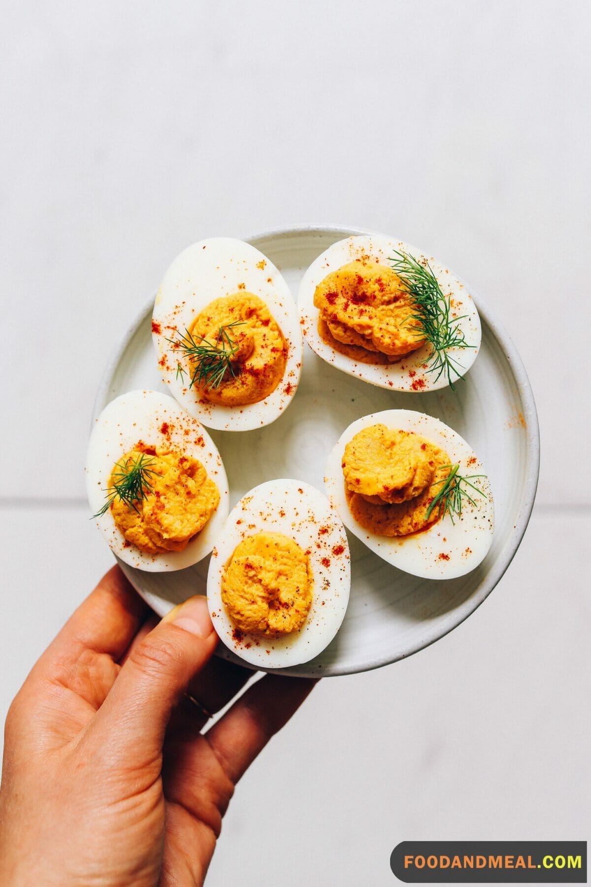 Turmeric Deviled Eggs